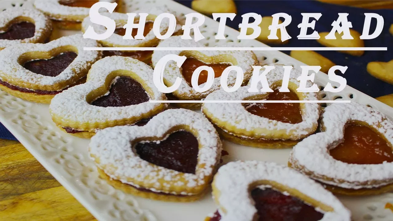 Shortbread Cookies: Linzer Hearts