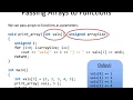 CS-163 - ML05 Passing 1D Arrays to Functions