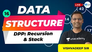 DPP Recursion Stack Data Structures Lec 16 GATE Exam