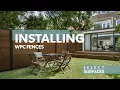 Composite Fence Installation Walkthrough Select Surfaces