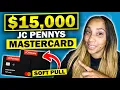 JCPenney MasterCard With Soft Pull To Prequalify Credit builder credit card