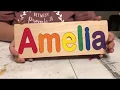 Glowforge Name Puzzle Tutorial