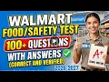 WALMART TEST 100 QUESTIONS WITH ANSWERS CORRECT AND VERIFIED 2026-2027