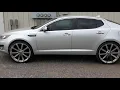 New Kia Optima on 24s off the lot