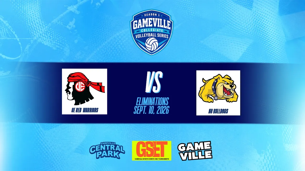 LIVE: GV Collegiate Volleyball Series Season 1 | RED WARRIORS VS BULLDOGS | Sept. 10,2026