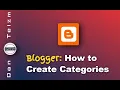 Download Lagu How to Create Categories in Blogger Blog