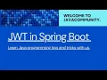 JWT in Spring Boot Part 1