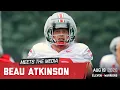 Beau Atkinson has a quicker first step and stronger hands entering his second year at Ohio State