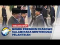 Download Lagu BREAKING NEWS - Momen Hangat presiden Prabowo Salami Para Menteri Usai Pelantikan