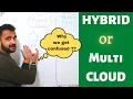 Hybrid or multi cloud Why we get confused hybrid cloud vs multi cloud
