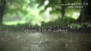 ذرني ومن خلقت وحيدا بصوت العفاسي 