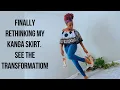 I made a simple kanga skirt What I got was 6 African style outfits