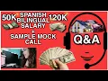 BILINGUAL SALARY Q A CALL CENTER MOCK CALL SAMPLE