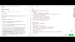 LFU Cache - Leetcode 460