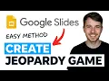 How to Create a Jeopardy Game in Google Slides 2026 Easy Guide