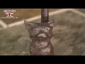Rustic Cast Iron Cat Door Stop