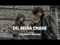 Dil mera chahe | Dil mera chahe jab bhi tu aaye | Slowed and reverb