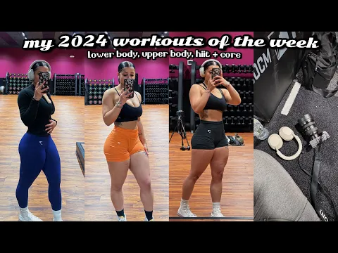 Download MP3 my 2024 updated workouts of the week! legs, glutes, upper body, hiit + core