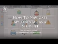 Navigate myLoneStar as a Student
