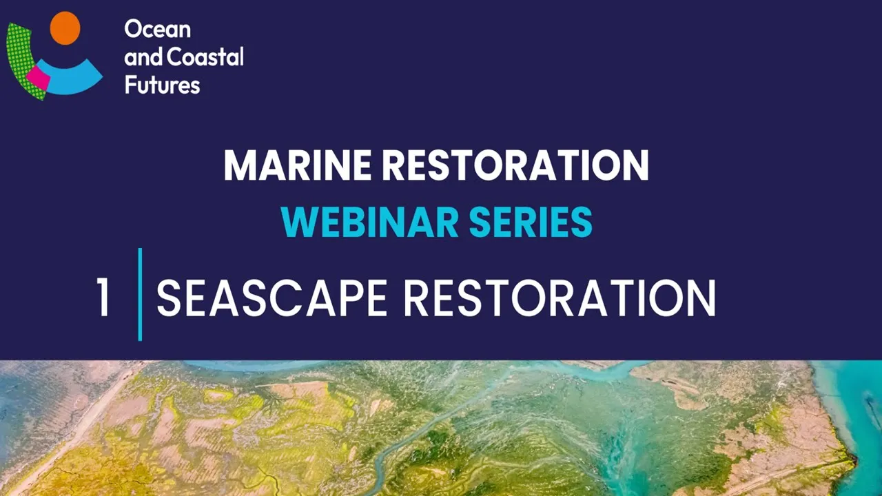 Marine Restoration webinar: Seascapes