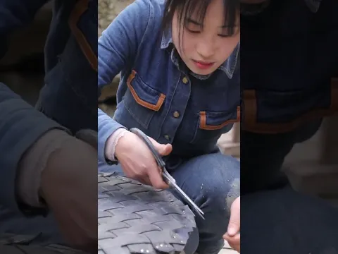 Tires become chairs ~DIY|林果儿
