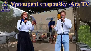 800 - Vystoupení Ara TV s papoušky z Království papoušků - Bezva Fest Litoměřice