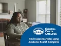 Find articles from Academic Search Complete CCC Library Contra Costa College Library