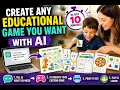 Turn Any Learning Skill into a Game in Under 10 Minutes - Easy AI