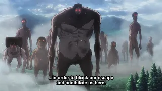 appearance of beast titan reclamation of wall maria part 1 aot season 3 part 2 51 