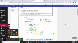 Multiplying Polynomials Box Method