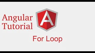 Angular 9 tutorial For loop ngFor