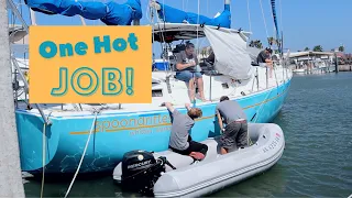 Fixing Our Torn Up Paint Total Boat Paint ep 210