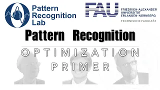 Pattern Recognition - Optimization Primer