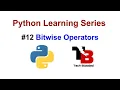 Bitwise Operators In Python Programming Python Tutorial For Beginners In Hindi In 2020