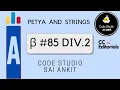 Codeforces Beta Div 2 Petya and Strings Codeforces - CC Editorial Series