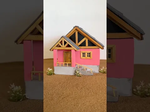Aprenda você mesmo,como construir uma casa rústica #casamoderna #chaledemadeira #shorts