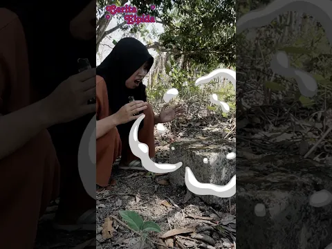 Gawat!!! bunda bocil nekat membakar sesajen di tengah hutan 😱 #vlog #horror #cerita #shorts
