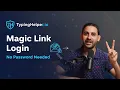 How to Login to TypingHelper io Using Magic Link No Password Needed