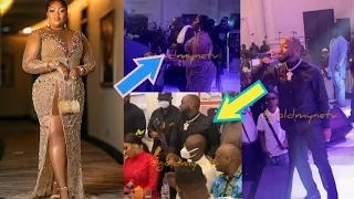 davido thrill fans at eniola badmus 20th on stage anniversary as money rained from celebrities