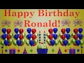 Happy Birthday 3D - Happy Birthday Ronald - Happy Birthday To You - Happy Birthday Song