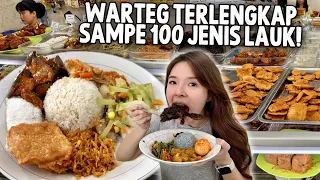 WARTEG INI LAUKNYA KAYAK RESTORAN, HAMPIR 100 JENIS MAKANAN!