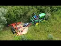 FIRST Mowing 10 Flexwing 46 Horsepower Tractor Heavy Fescue Small Trees