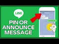 Download Lagu How to Pin or Announce Message in Line 2024?