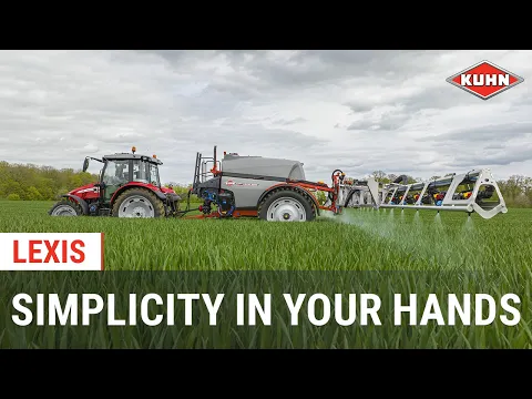 Experience the simplicity of spraying with the LEXIS trailed sprayer | KUHN