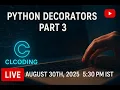 Python Decorators Part 3
