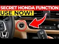 These SECRET Honda Functions Are Not Known By 99 Of Drivers Use It Now