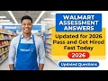 Walmart Assessment Test Answers 2026 Pass Fast and Get Hired Today Easily