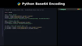 Python Base64 Encoding