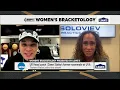 Dawn Staley gets surprised by former roommate Rhode Island HC Tammi Reiss ESPN CBB