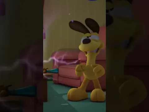 🤯El espejo atrapa a Odie y a Garfield 🤯 #shorts #Garfield #dibujos animados #animación